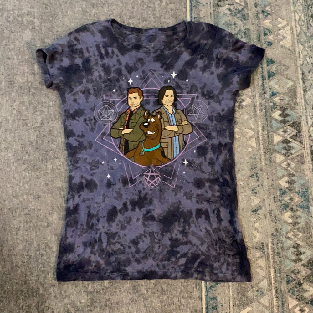 Supernatural themed tee shirt.